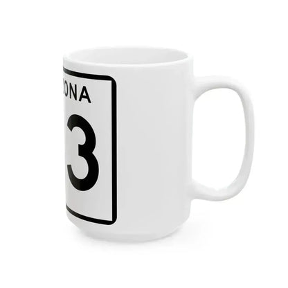 Arizona 143 (Arizona) (Road Sign) White Coffee Mug - Go Mug Yourself