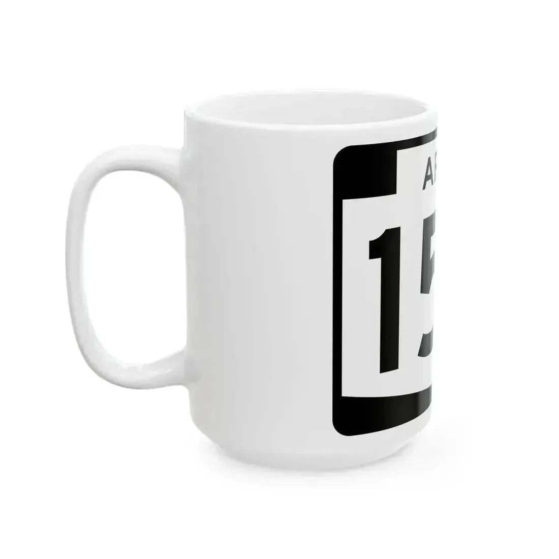 Arizona 153 (Arizona) (Road Sign) White Coffee Mug - Go Mug Yourself