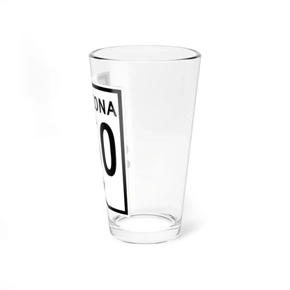 Arizona 160 1956 (Arizona) (Road Sign) Pint Glass 16oz - Go Mug Yourself