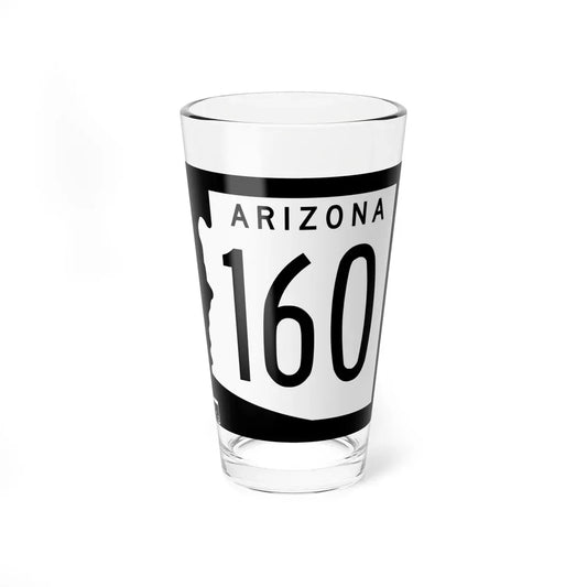 Arizona 160 1963 (Arizona) (Road Sign) Pint Glass 16oz 16oz - Go Mug Yourself