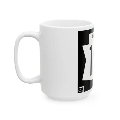 Arizona 160 1973 (Arizona) (Road Sign) White Coffee Mug - Go Mug Yourself