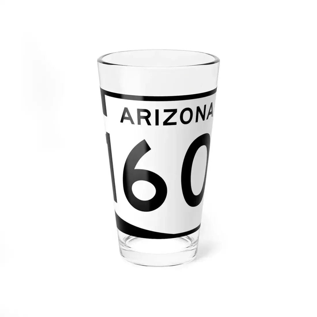 Arizona 160 (Arizona) (Road Sign) Pint Glass 16oz 16oz - Go Mug Yourself
