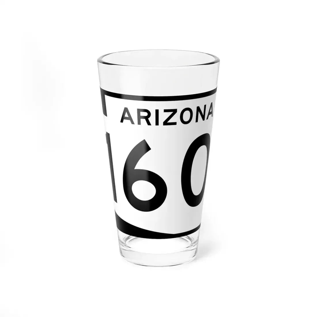 Arizona 160 (Arizona) (Road Sign) Pint Glss 16oz 16oz - Go Mug Yourself