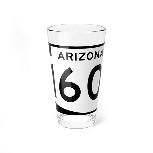 Arizona 160 (Arizona) (Road Sign) Pint Glss 16oz 16oz - Go Mug Yourself