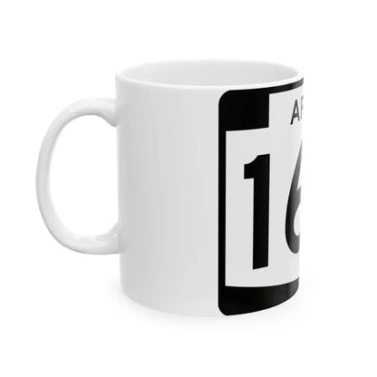 Arizona 160 (Arizona) (Road Sign) White Coffee Mug - Go Mug Yourself