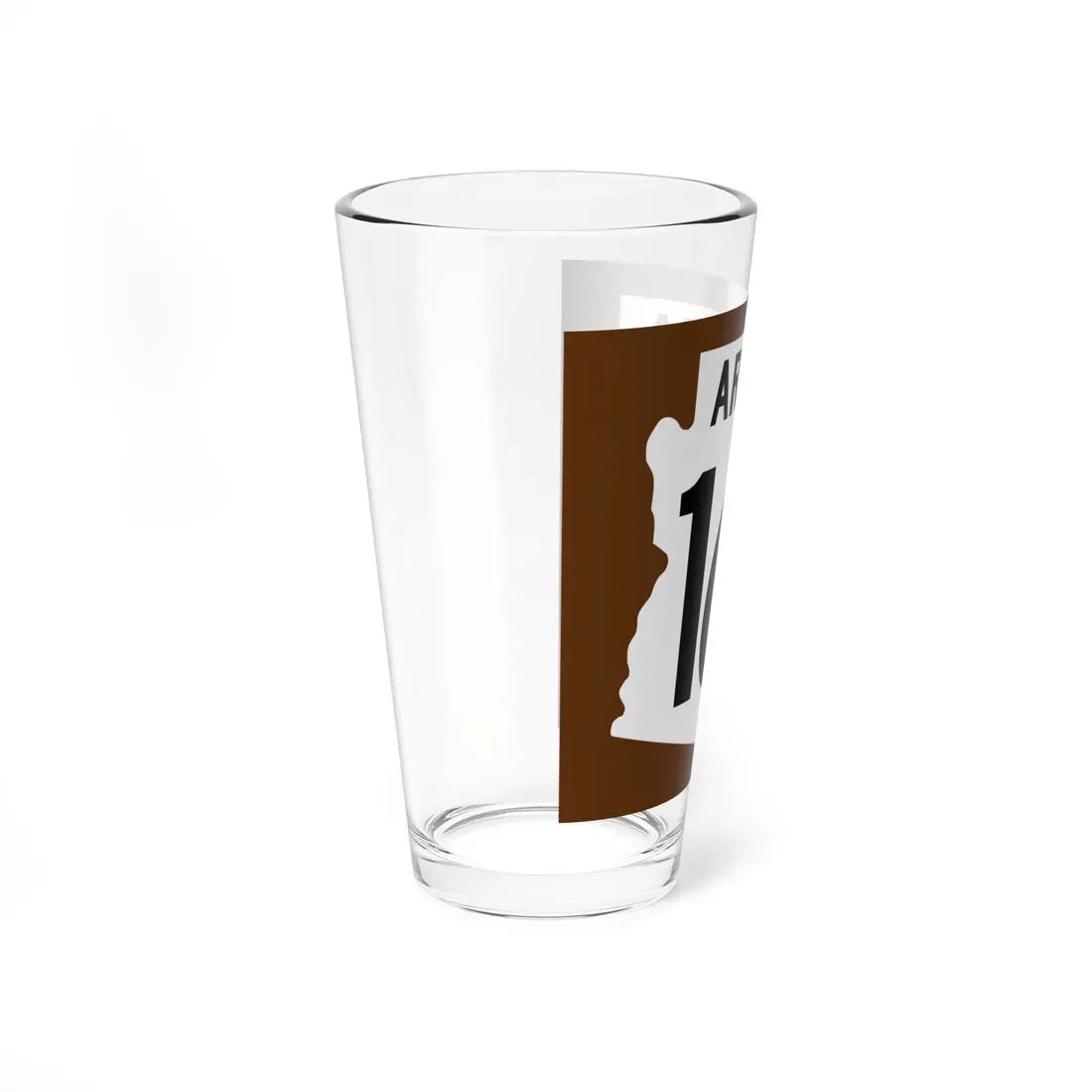 Arizona 164 1960 east (Arizona) (Road Sign) Pint Glass 16oz - Go Mug Yourself