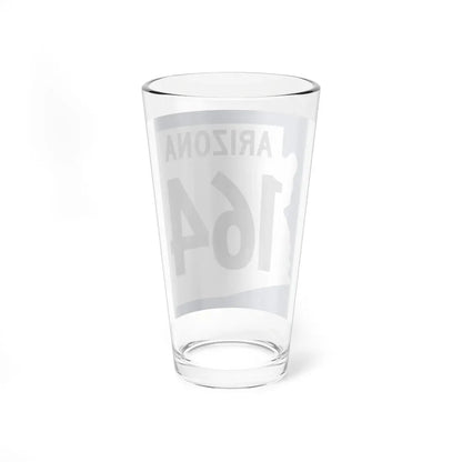 Arizona 164 1960 west (Arizona) (Road Sign) Pint Glass 16oz - Go Mug Yourself