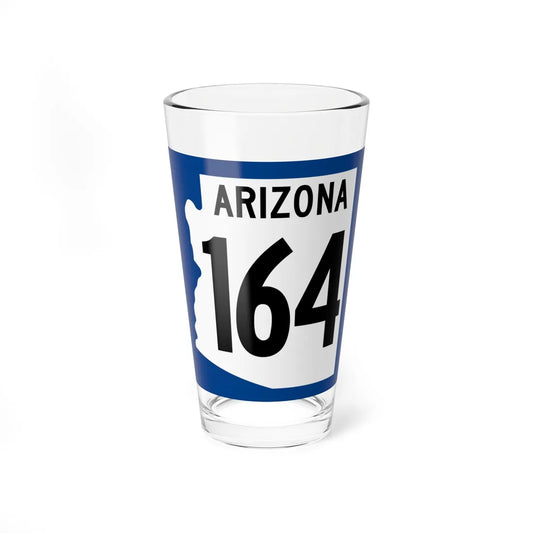 Arizona 164 1960 west (Arizona) (Road Sign) Pint Glss 16oz 16oz - Go Mug Yourself