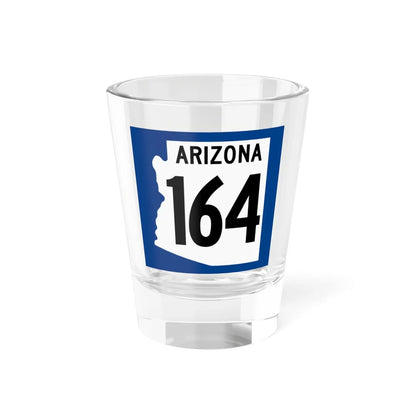 Arizona 164 1960 west (Arizona) (Road Sign) Shot Glass 1.5oz 1.5oz - Go Mug Yourself