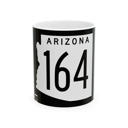 Arizona 164 1963 (Arizona) (Road Sign) White Coffee Mug 11oz - Go Mug Yourself