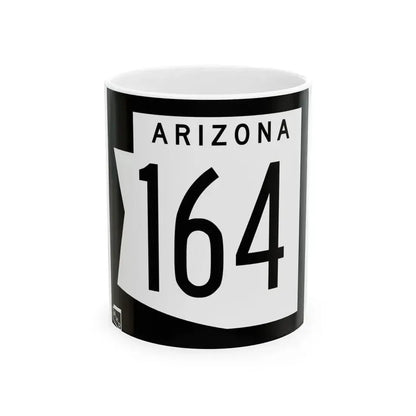 Arizona 164 1973 (Arizona) (Road Sign) White Coffee Mug 11oz - Go Mug Yourself