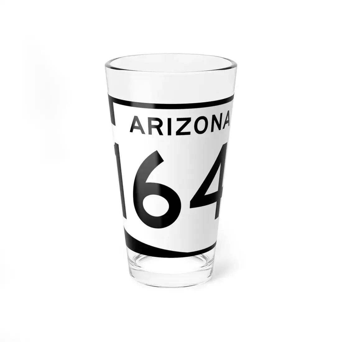 Arizona 164 (Arizona) (Road Sign) Pint Glass 16oz 16oz - Go Mug Yourself