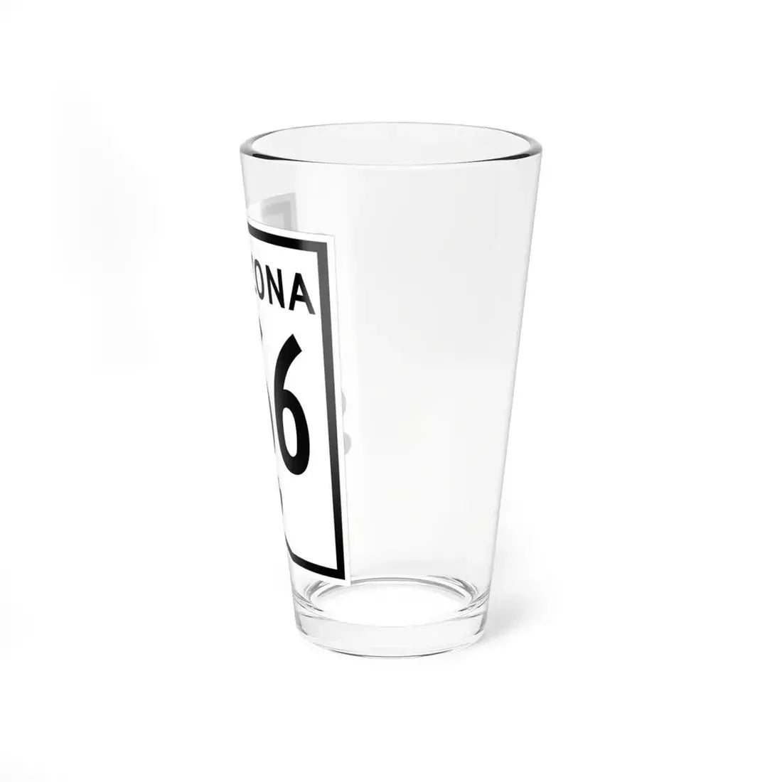 Arizona 166 1956 (Arizona) (Road Sign) Pint Glss 16oz - Go Mug Yourself