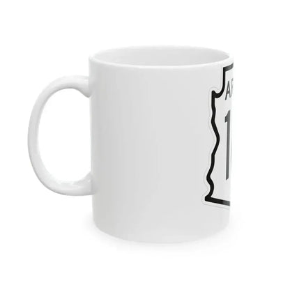 Arizona 166 1956 (Arizona) (Road Sign) White Coffee Mug - Go Mug Yourself