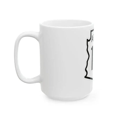 Arizona 166 1956 (Arizona) (Road Sign) White Coffee Mug - Go Mug Yourself