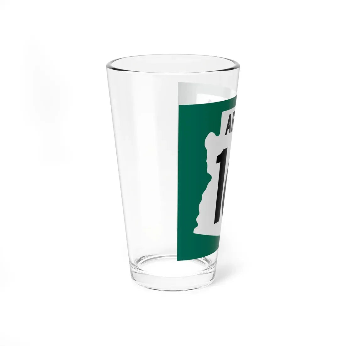 Arizona 166 1960 south (Arizona) (Road Sign) Pint Glass 16oz - Go Mug Yourself