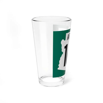 Arizona 166 1960 south (Arizona) (Road Sign) Pint Glass 16oz - Go Mug Yourself