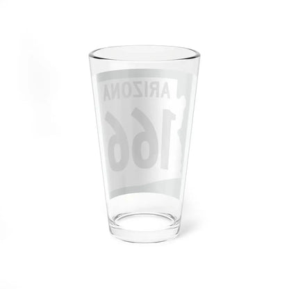 Arizona 166 1960 south (Arizona) (Road Sign) Pint Glass 16oz - Go Mug Yourself