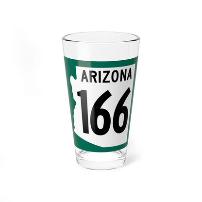 Arizona 166 1960 south (Arizona) (Road Sign) Pint Glss 16oz 16oz - Go Mug Yourself