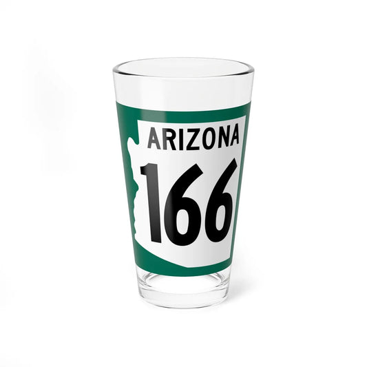 Arizona 166 1960 south (Arizona) (Road Sign) Pint Glss 16oz 16oz - Go Mug Yourself