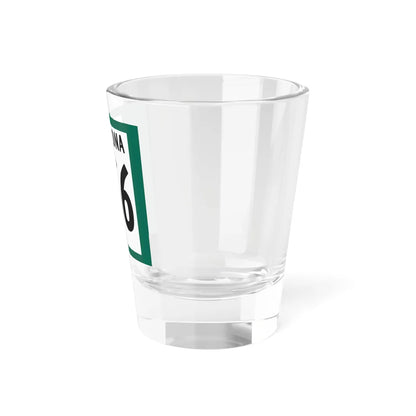 Arizona 166 1960 south (Arizona) (Road Sign) Shot Glass 1.5oz - Go Mug Yourself