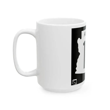 Arizona 166 1963 (Arizona) (Road Sign) White Coffee Mug - Go Mug Yourself