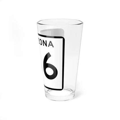 Arizona 166 (Arizona) (Road Sign) Pint Glss 16oz - Go Mug Yourself
