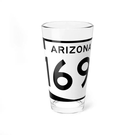 Arizona 169 (Arizona) (Road Sign) Pint Glass 16oz 16oz - Go Mug Yourself