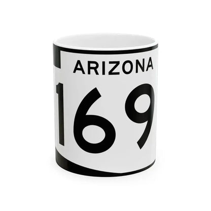 Arizona 169 (Arizona) (Road Sign) White Coffee Mug 11oz - Go Mug Yourself
