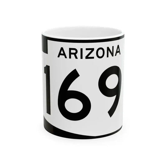 Arizona 169 (Arizona) (Road Sign) White Coffee Mug 11oz - Go Mug Yourself