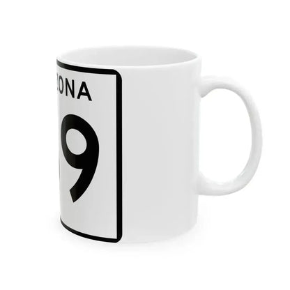 Arizona 169 (Arizona) (Road Sign) White Coffee Mug - Go Mug Yourself