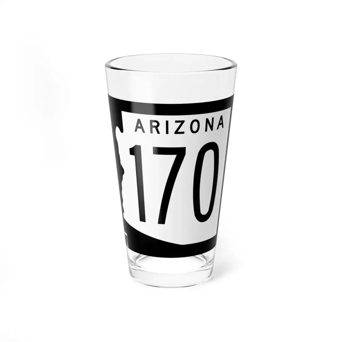 Arizona 170 1963 (Arizona) (Road Sign) Pint Glss 16oz 16oz - Go Mug Yourself