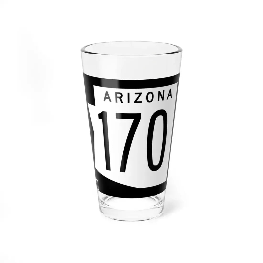 Arizona 170 1973 (Arizona) (Road Sign) Pint Glss 16oz 16oz - Go Mug Yourself