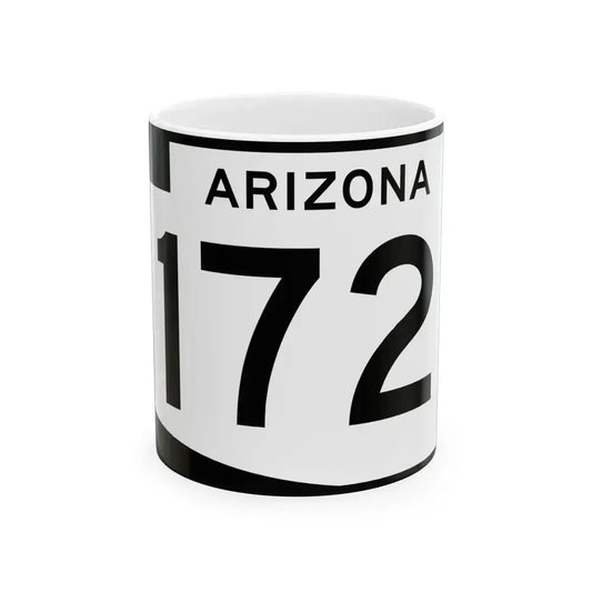 Arizona 172 (Arizona) (Road Sign) White Coffee Mug 11oz - Go Mug Yourself