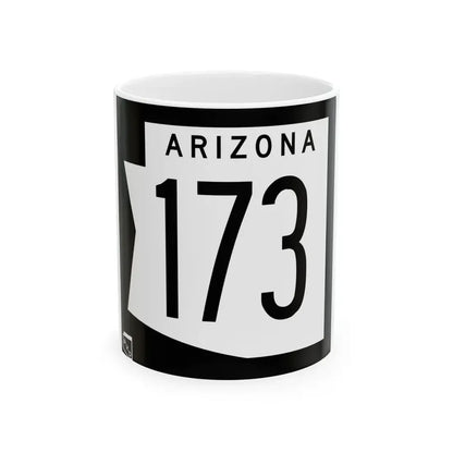 Arizona 173 1973 (Arizona) (Road Sign) White Coffee Mug 11oz - Go Mug Yourself