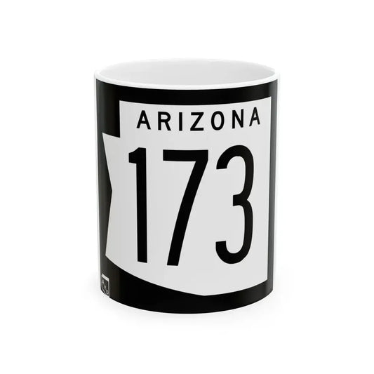 Arizona 173 1973 (Arizona) (Road Sign) White Coffee Mug 11oz - Go Mug Yourself