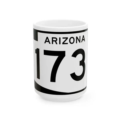Arizona 173 (Arizona) (Road Sign) White Coffee Mug 15oz - Go Mug Yourself