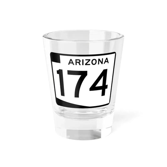 Arizona 174 (Arizona) (Road Sign) Shot Glass 1.5oz 1.5oz - Go Mug Yourself