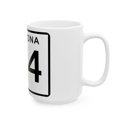 Arizona 174 (Arizona) (Road Sign) White Coffee Mug - Go Mug Yourself