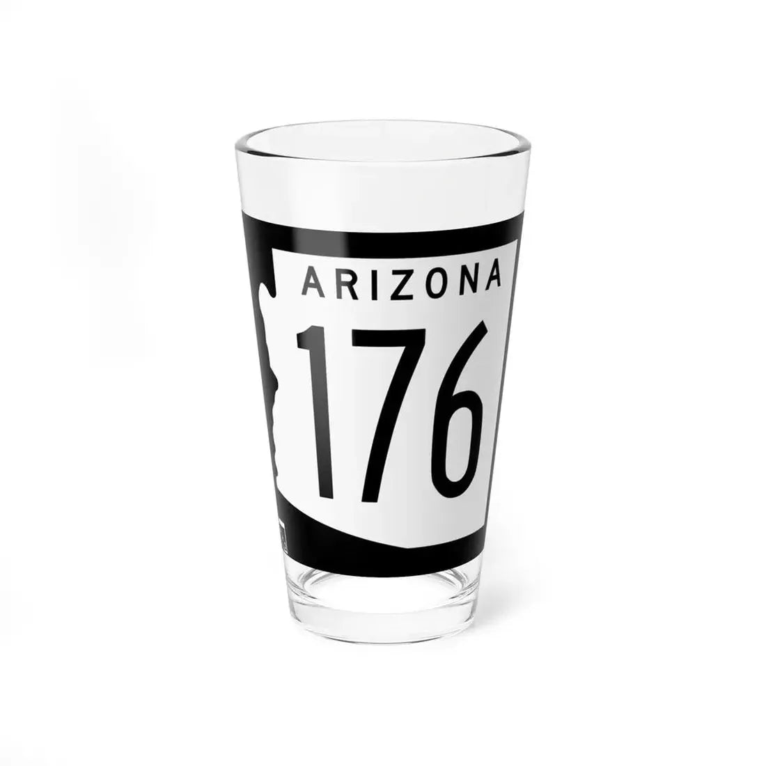 Arizona 176 1963 (Arizona) (Road Sign) Pint Glss 16oz 16oz - Go Mug Yourself
