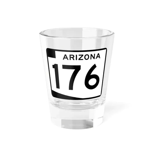 Arizona 176 (Arizona) (Road Sign) Shot Glass 1.5oz 1.5oz - Go Mug Yourself