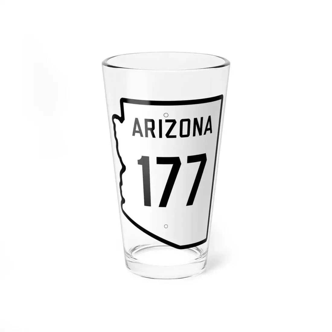 Arizona 177 1941 (Arizona) (Road Sign) Pint Glss 16oz 16oz - Go Mug Yourself