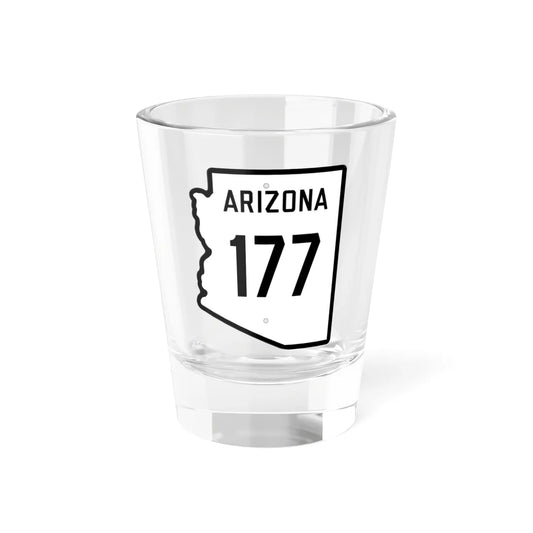 Arizona 177 1941 (Arizona) (Road Sign) Shot Glass 1.5oz 1.5oz - Go Mug Yourself