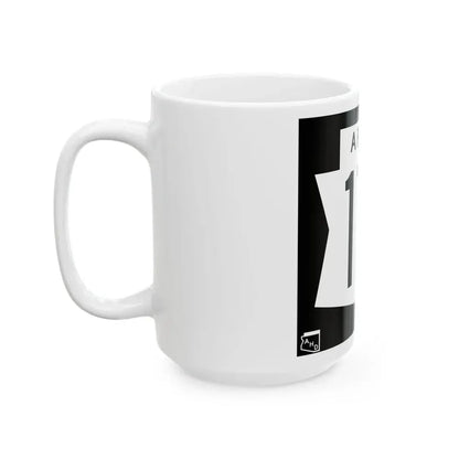 Arizona 177 1973 (Arizona) (Road Sign) White Coffee Mug - Go Mug Yourself