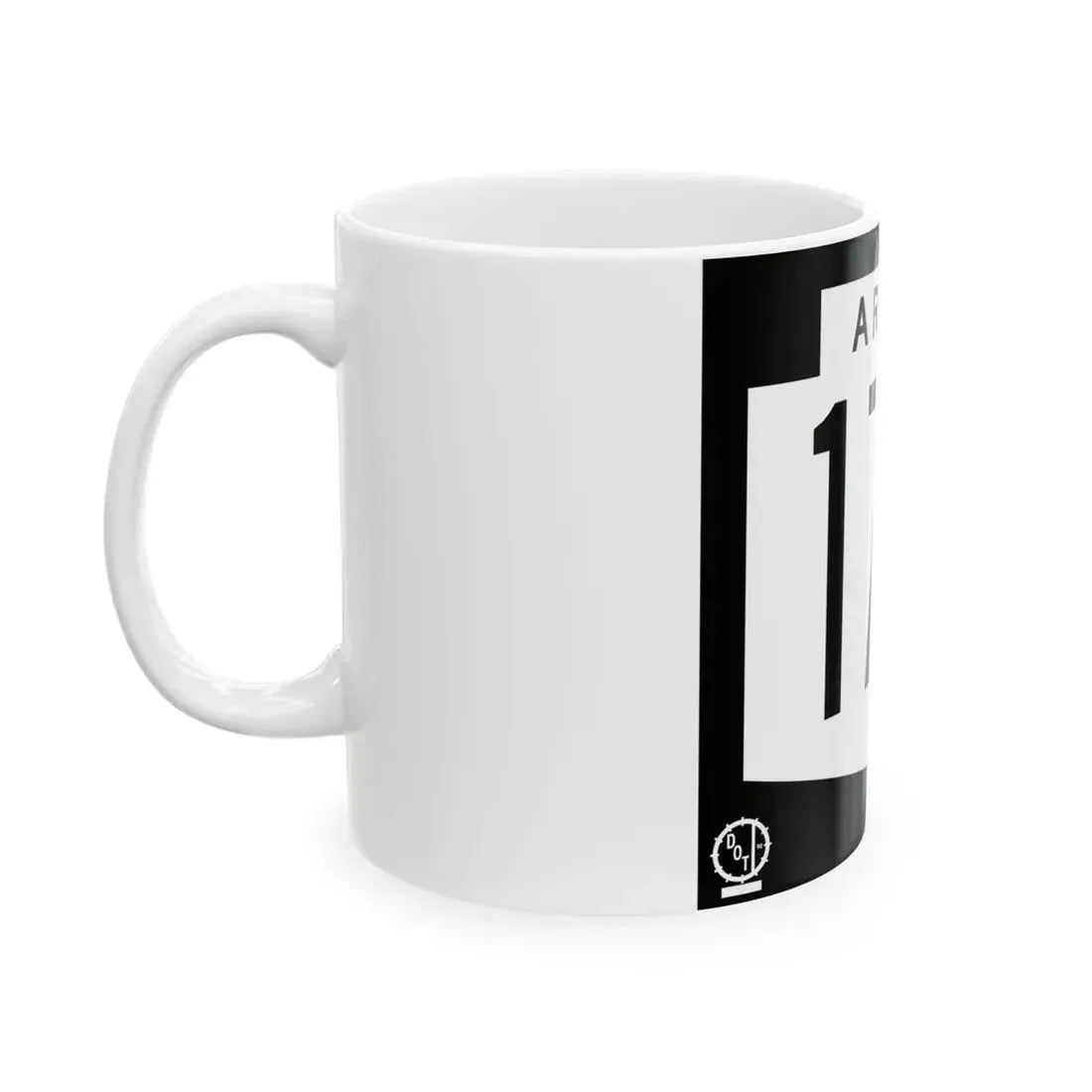 Arizona 177 1978 (Arizona) (Road Sign) White Coffee Mug - Go Mug Yourself