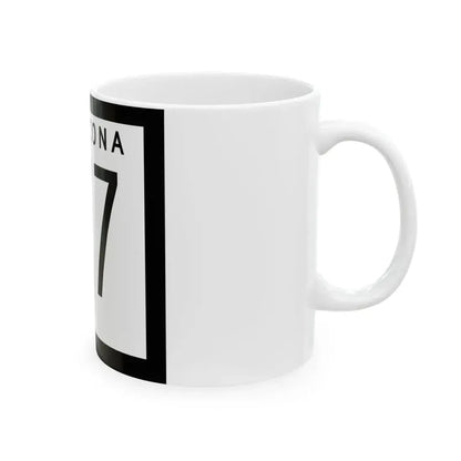 Arizona 177 1978 (Arizona) (Road Sign) White Coffee Mug - Go Mug Yourself