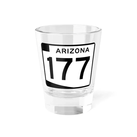 Arizona 177 (Arizona) (Road Sign) Shot Glass 1.5oz 1.5oz - Go Mug Yourself