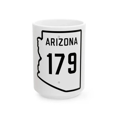 Arizona 179 1941 (Arizona) (Road Sign) White Coffee Mug 15oz - Go Mug Yourself