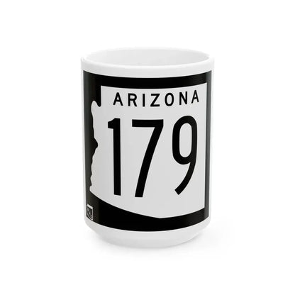 Arizona 179 1963 (Arizona) (Road Sign) White Coffee Mug 15oz - Go Mug Yourself