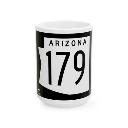 Arizona 179 1973 (Arizona) (Road Sign) White Coffee Mug 15oz - Go Mug Yourself